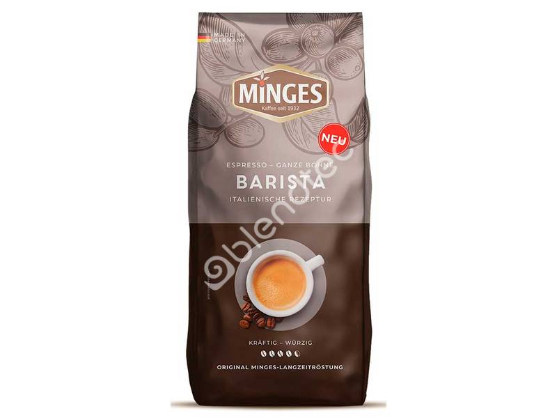 Кава натуральна смажена в зернах MINGES Espresso Barista 100% Арабіка 1 кг