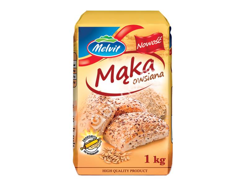 Мука овсяная Melvit (1кг)